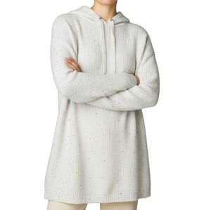 SO White Speckled Oversized Sweater Women's Size S